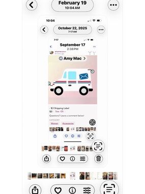 Louis Vuitton Pink Mail Truck Graphic Print with Blue and Red Accents